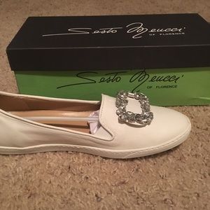 Sesto Meucci White Nappa shoe